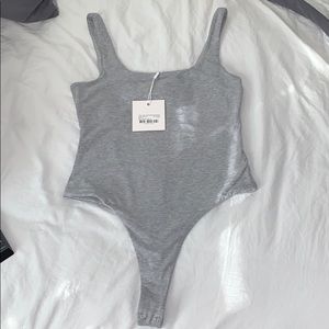 Meshki Grey Bodysuit